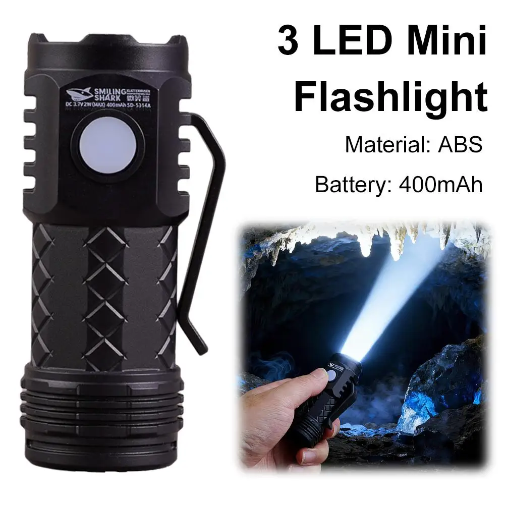 Flash Super Power Flashlight Flashlight Strong Light Rechargeable Super Bright Portable For Cycling Fishing Camping O0e2