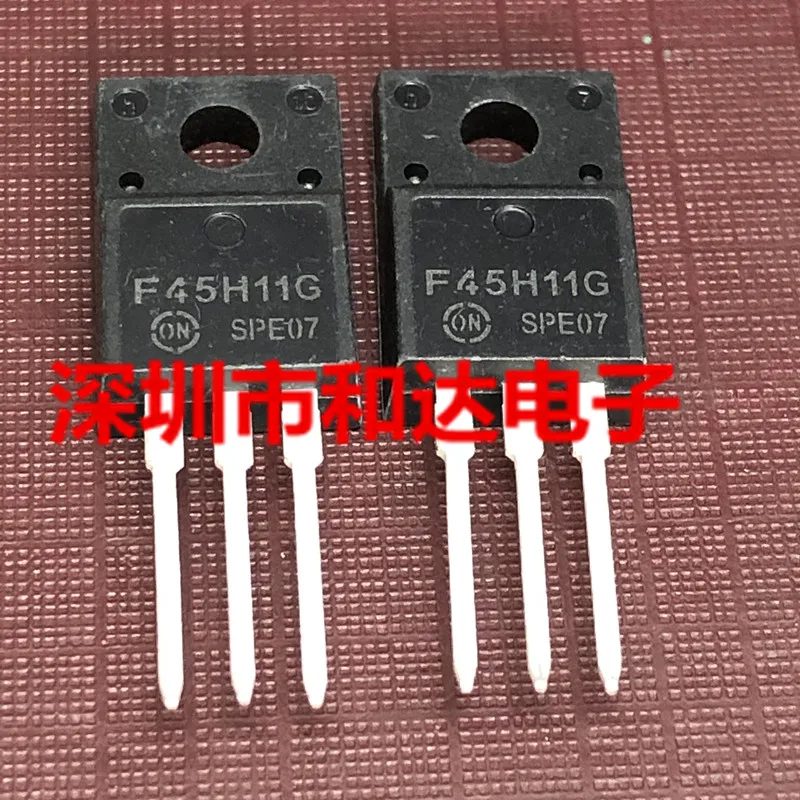 MJF45H11G F45H11G piezas 80V 10A, nuevo y ORIGINAL, MOSTO-220F-10 5 piezas, en STOCK