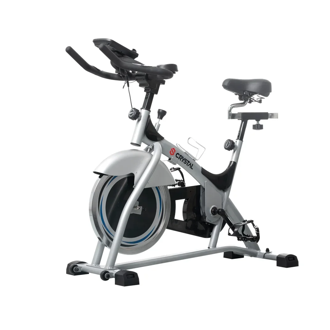 SJ-3373 CRYSTAL Smart Static Indoor Gym Cycle Fitness Spin Bike Magnetic Exercise Spinning Bike for Home