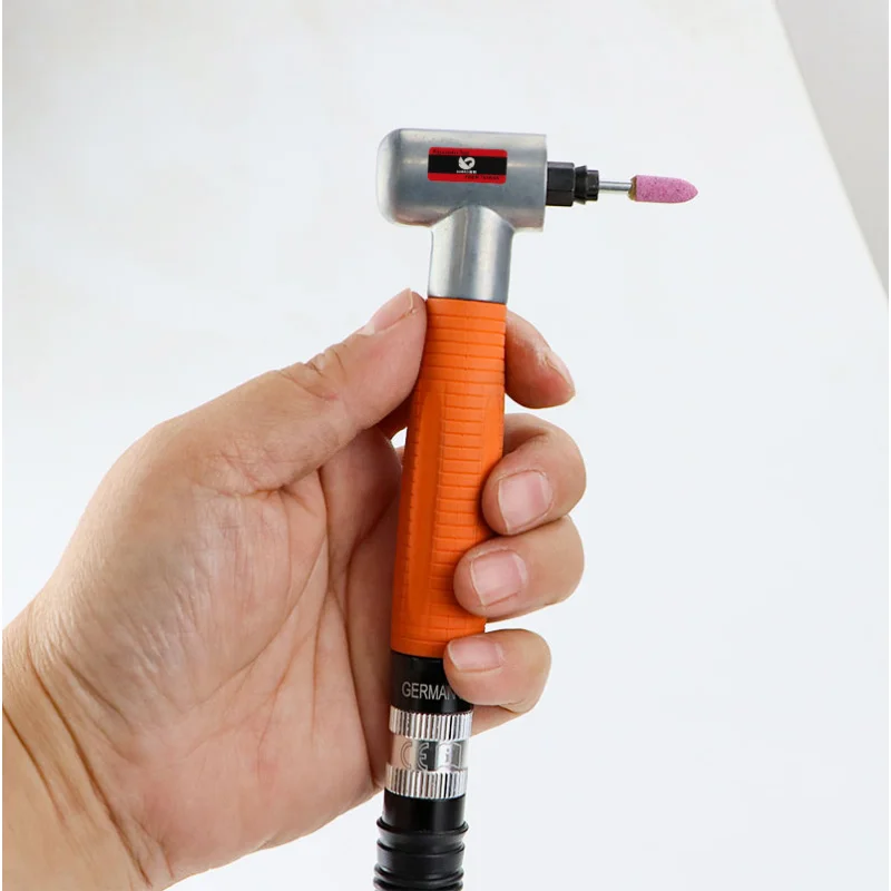 3mm 90 Degree Air Grinder Pneumatic Tool Micro Grinder Grinding Polishing Tool Set Metal Cutting Abrasive Tools Mayitr