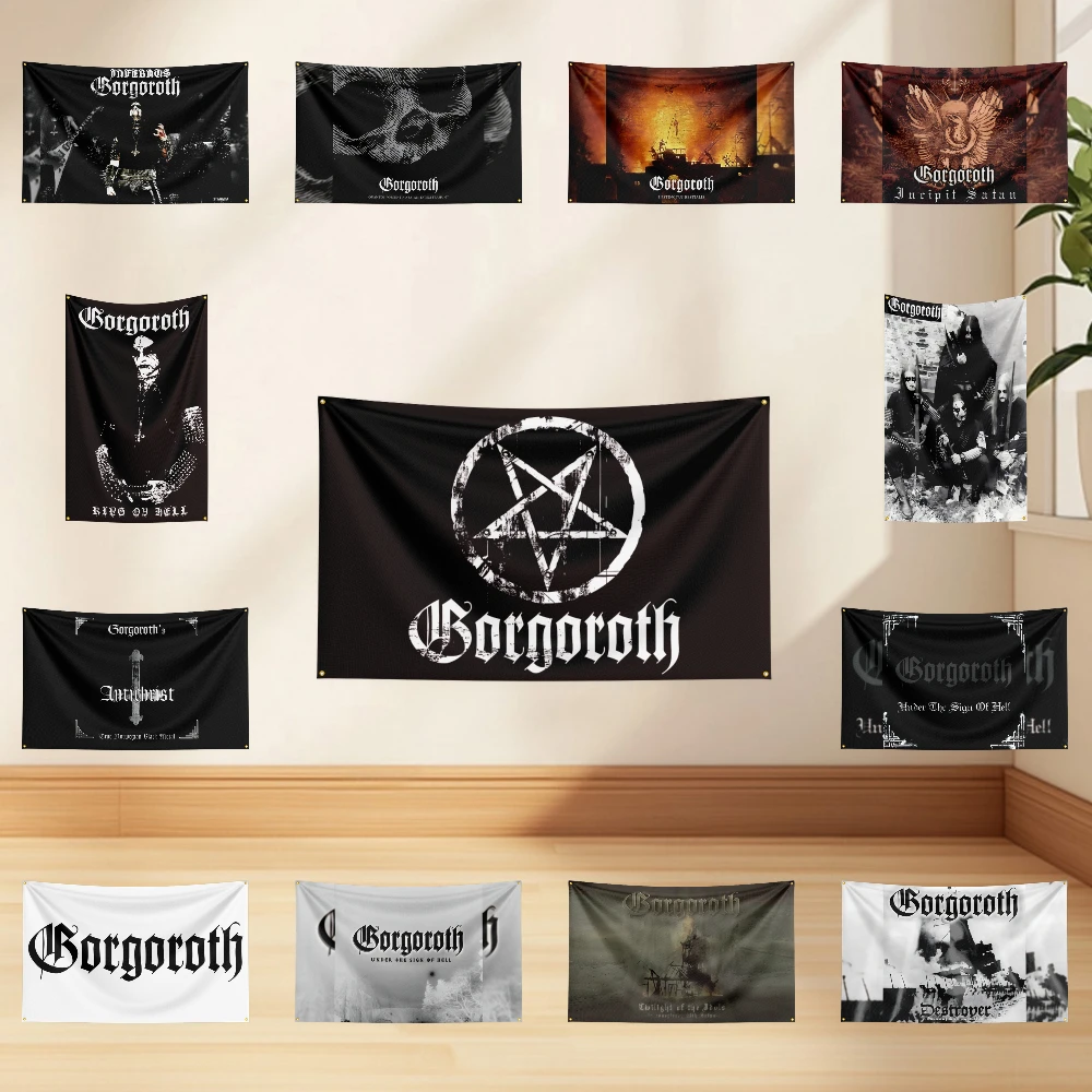 3x5 Ft Heavy Rock Band C-bor go-roth Flag Polyester Digital Printing Banner for Bedroom Wall Art Out Door Tapestry Decoration