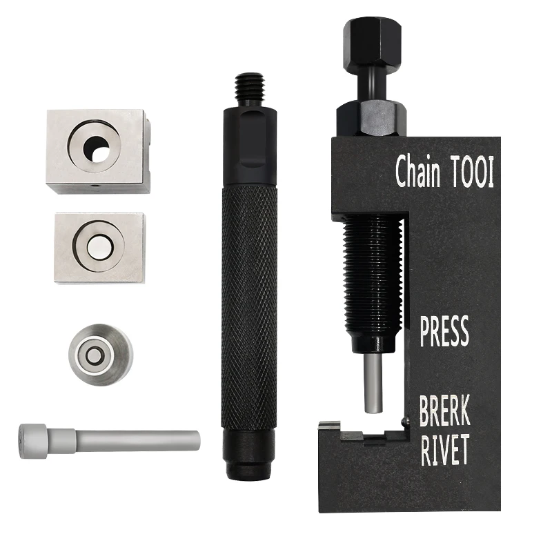 

Мотоцикл 520/525/530 Съемник цепи сальника, съемный и установленный установщик заклепок цепи, инструмент для установки, резак цепи