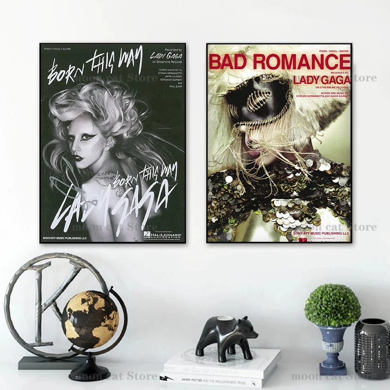 Lady Gaga Born This Way/Chromatica/The Fame Hot Music Album Poster Canvas Painting Wall Art Pictures Home Decor Gifts