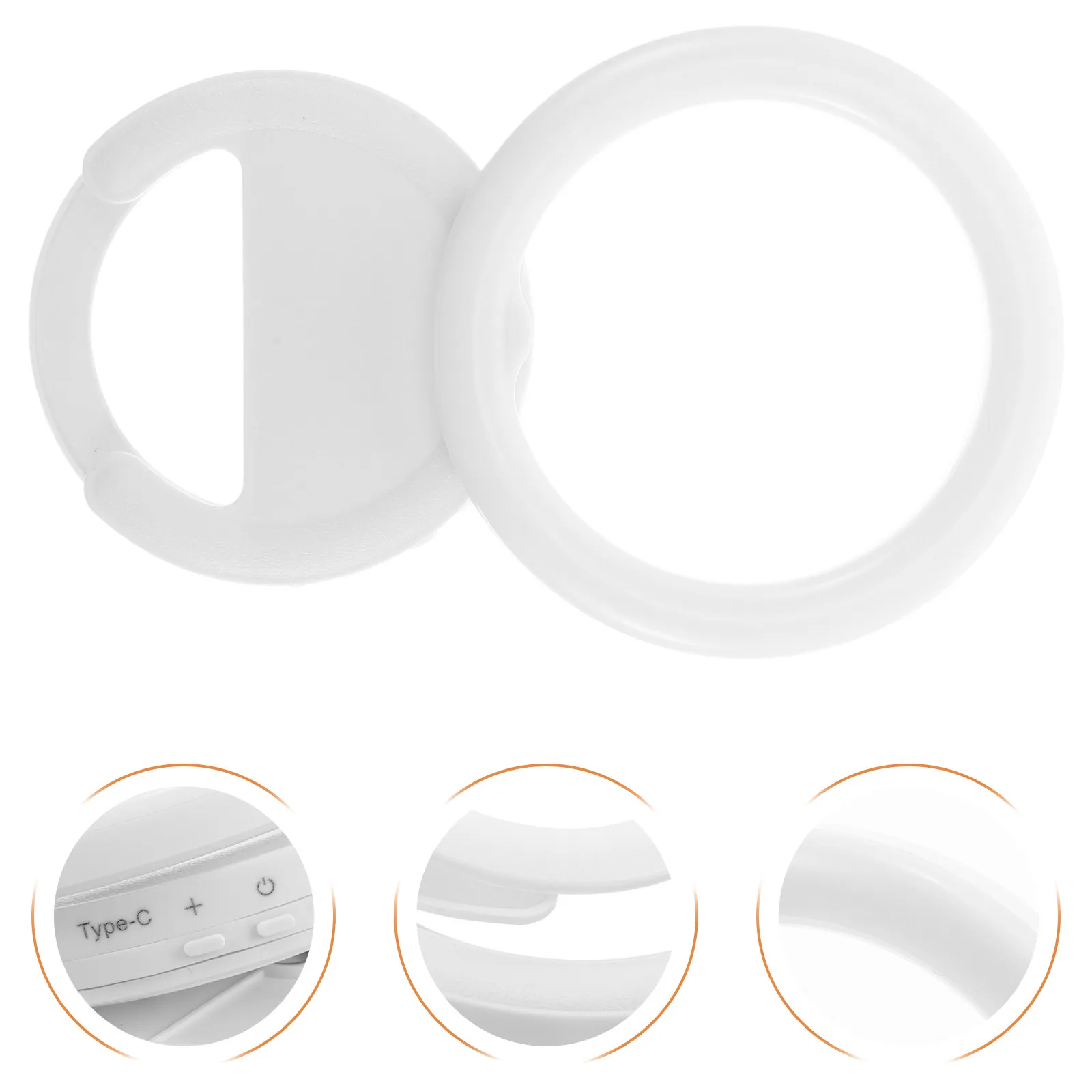 Anillo de luz LED portátil para teléfono móvil, con clip, ideal para selfies, con intensidad regulable, para maquillaje, fotografía y vídeo al aire libre.