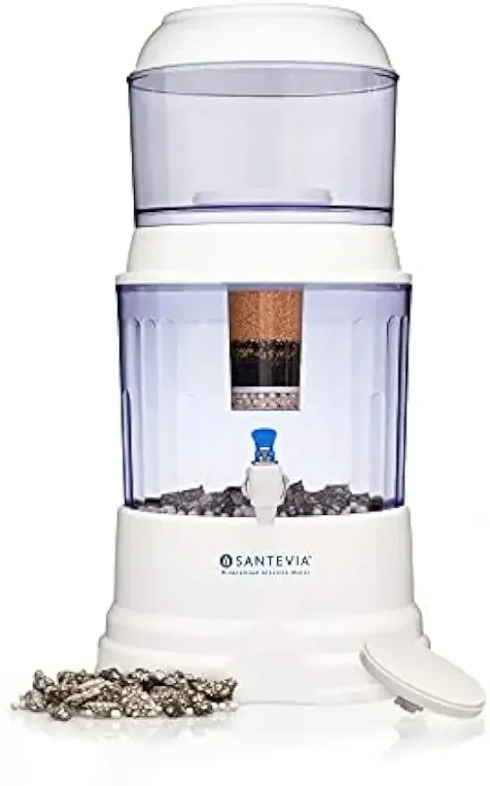 Gravity Water System Filter, Alkaline and Adds Minerals, Chlorine  Fluoride  at Home