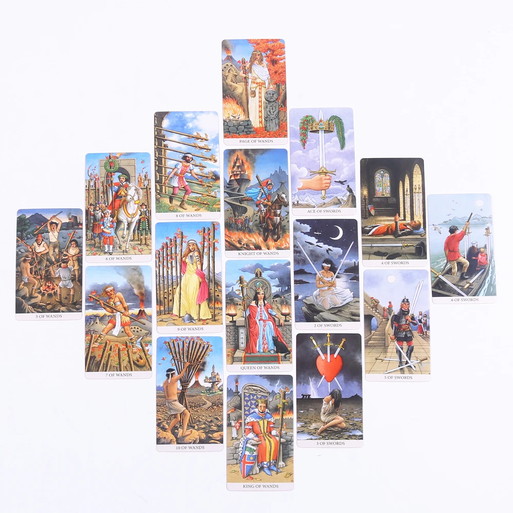 78Pcs Longest Dream Tarot Card Set  High-Quality Divination Tool With Detailed Guidebook Colorful  Frame Fortune Telling  Cards