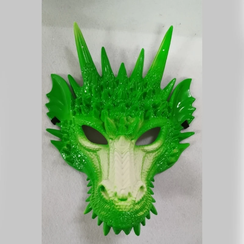 Drakenmasker voor kinderen volwassenen Festivalfeest, Halloween Draak Cosplay Masker Dropshipping