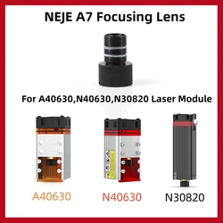 NEJE A7 odaklanan Lens kolimatör kaplı yedek cam Lens için NEJE N30820/ N40630/ A40630 lazer modülü