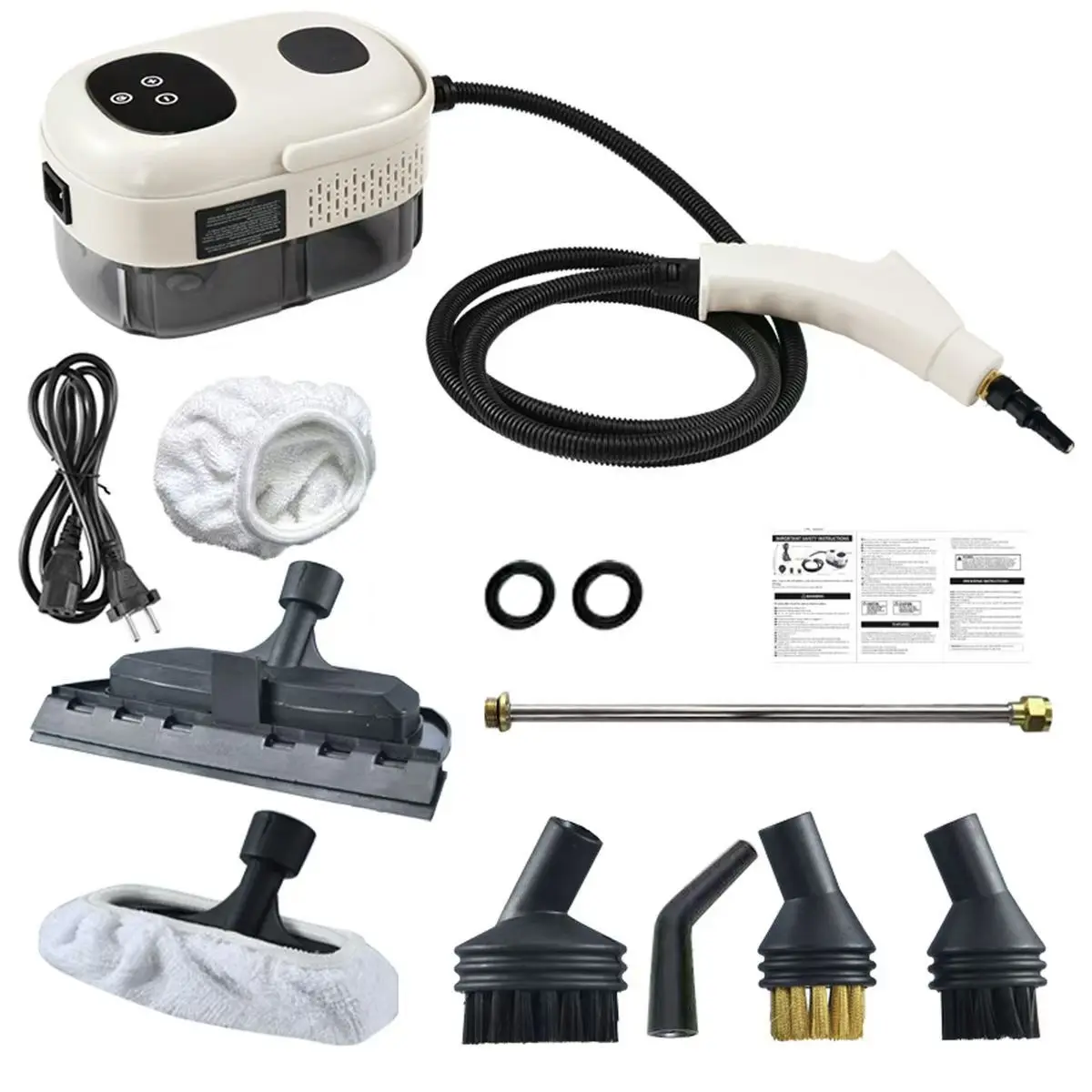 2025 Hot Sale 2500W Portable Handheld Sofa Steam Cleaner Machine High-Temperature Electric Home Use Steam Cleaner with US Plug