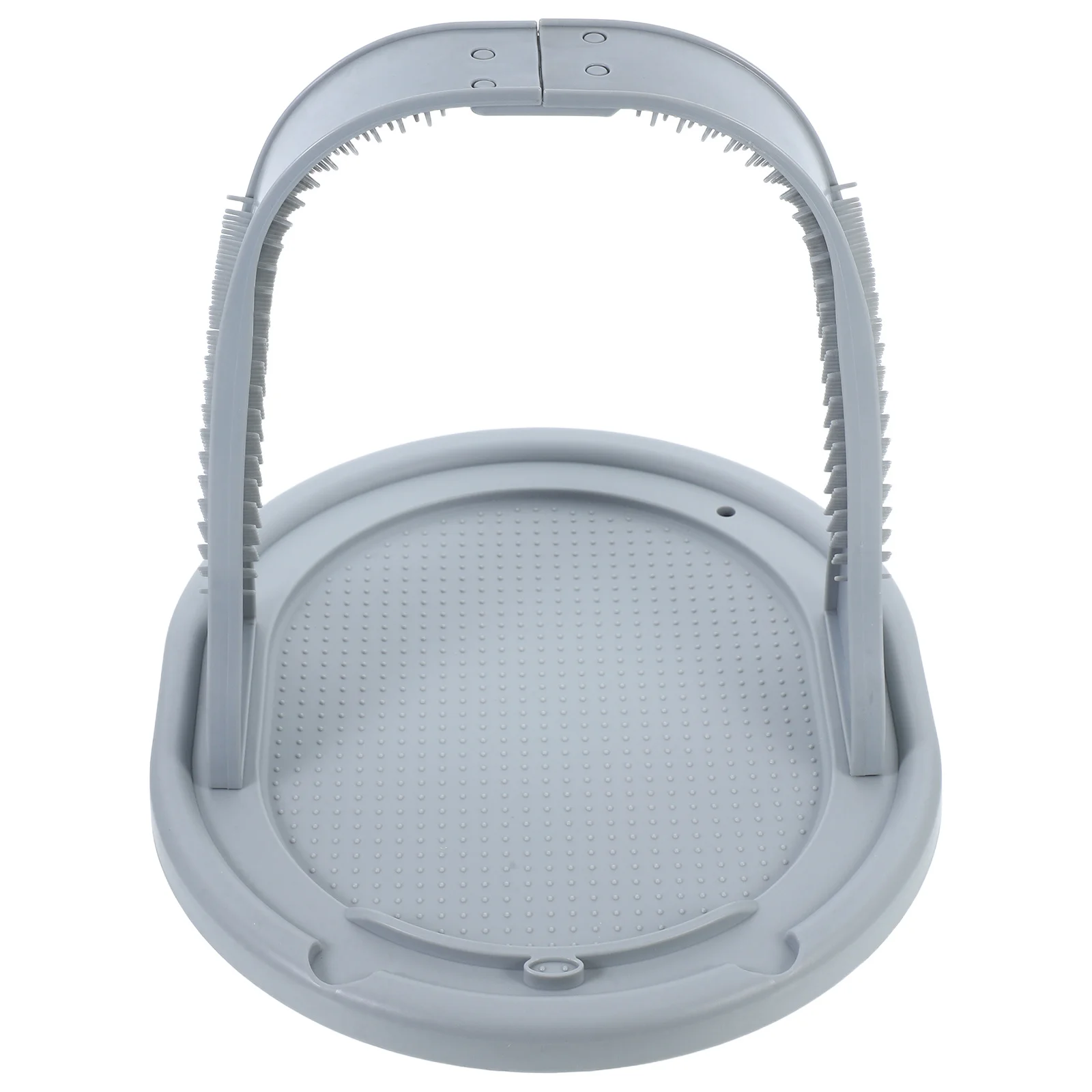 

Gray Arch Shaped Cat Self Grooming Massager Scratcher Board Safe Durable Pet Hair Self Massager for Kitten Cat