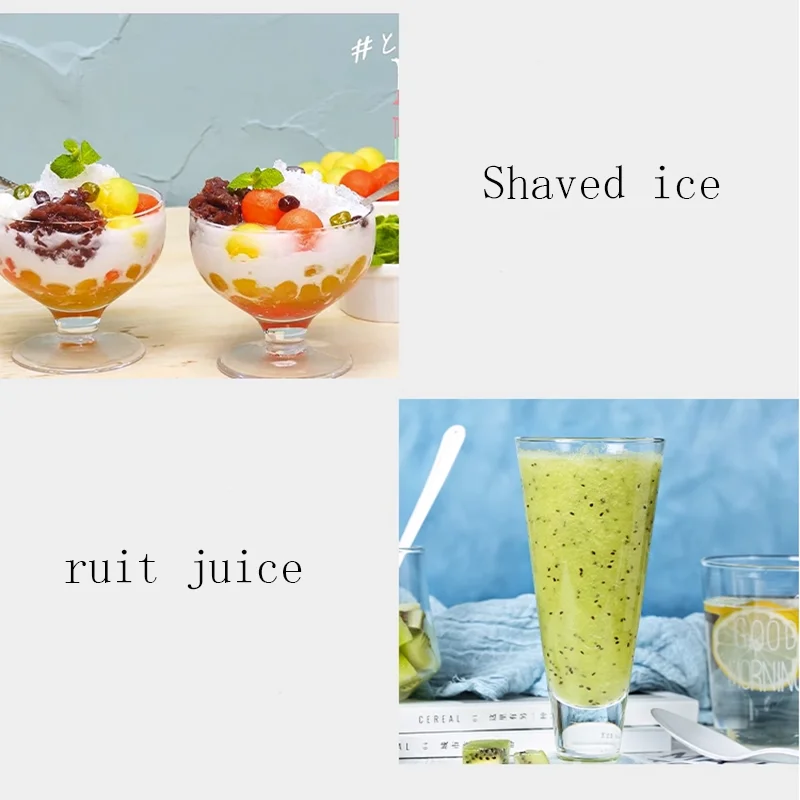 110V/220V Ice Smoothie Machine Commercial Food Mixer Fruit Smoothies Blender Silent Smoothe Maker Machine