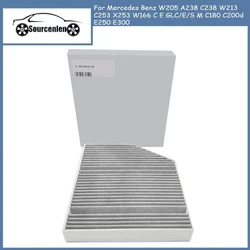 A2058350147 Carbon Cabin Filter for Benz X253 GLC220D GLC260 W205 C160 C200 C220 C250 C300 C350E C400 C450 C63AMG 2058350147