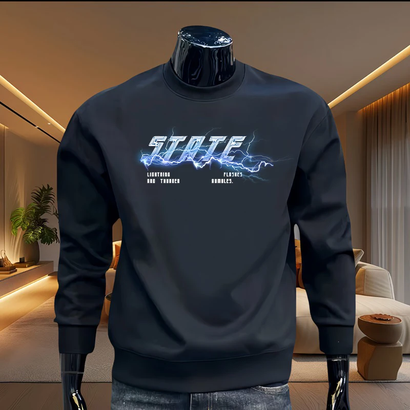 Estilo americano moletom gráfico legal impresso manga longa preto camiseta algodão hip hop oversized branco camisetas esportes topo novo