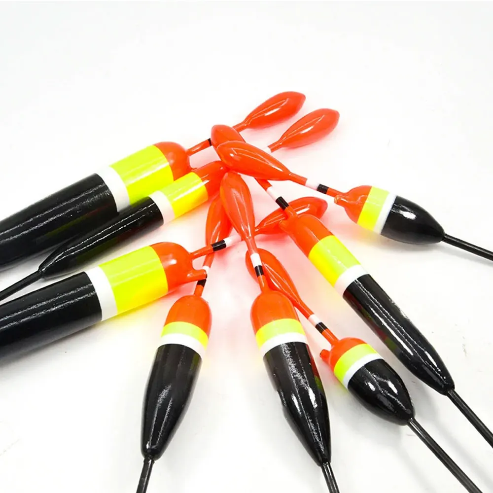 

5PCS Fishing Float Slip Bobbers for Saltwater Freshwater Fishing Rod- Includes Bobber Stops and Drop Shot Weights 3/4/5/10/15g