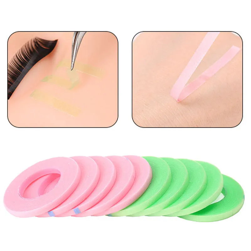 5 Rolls 4mm Lash Lifting Anti-allergic Micropore Tapes Lashes Perming Breathable PE Narrow Adhesive Tape Eyelash Extension Tools