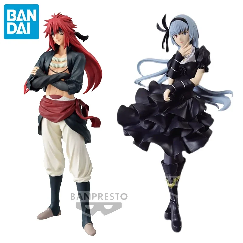 Bandai เดิมเวลานั้นฉันได้รับการกลับชาติมาเป็นรูปเมือกตัวเลขเรืองแสงวาเลนไทน์ผู้ชายอะนิเมะสีแดงเข้มของขวัญของเล่นรูปปั้นพีวีซี