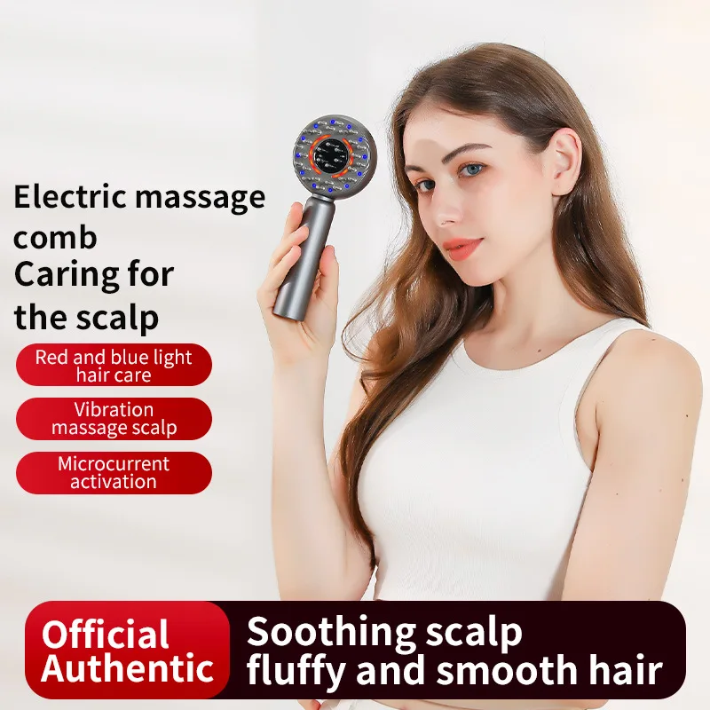 Rechargeable Electric Scalp Massager Hair Anti-Insomnia Anxiety Electric CES Mini Hand Held Hair Oiling Scalp Massager