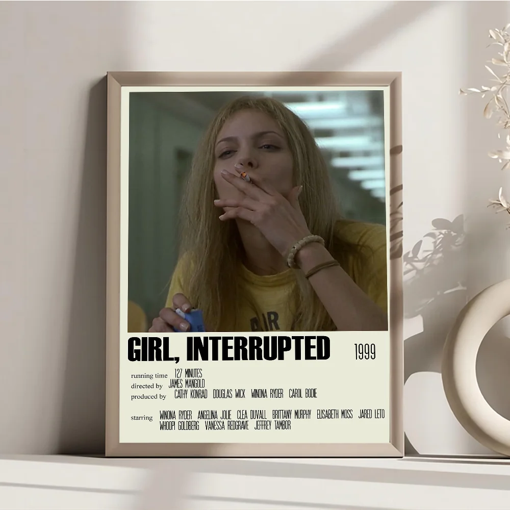 ملصق فني متقطع للفتيات ، ملصقات لاصقة للأفلام ، ملصق ورق كرافت كلاسيكي ، لوحة جدارية ذاتية الصنع ، غرفة ، بار ، مقهى ، جمالي ، 1 * #5