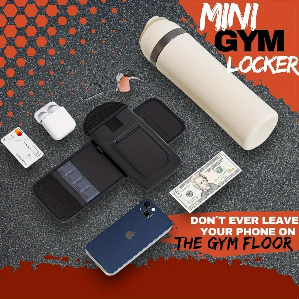 حقيبة لياقة مغناطيسية مع جيب ملحق مناسبة للحقائب العالمية مثل الهواتف المحمولة والمفاتيح وسماعات الرأس وما إلى ذلك