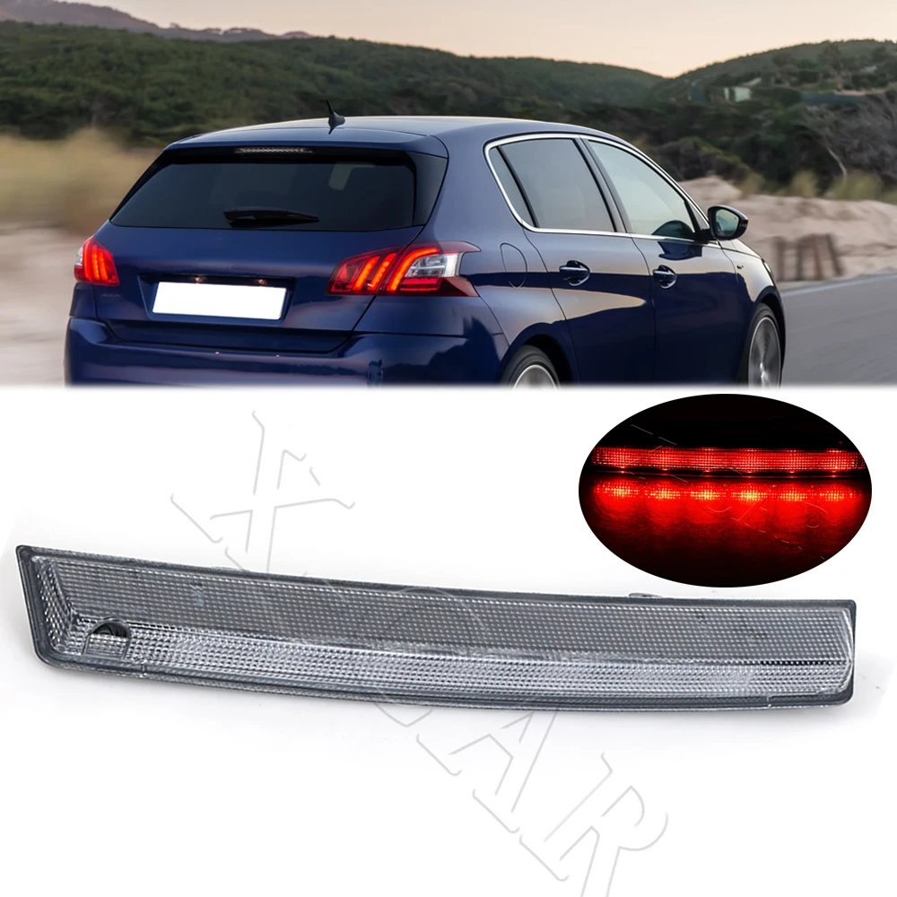 3RD High Mount Third Brake Light Rear Brake Lamp For Peugeot 208 308 3008 Citroen C4 C5 DS4 6351HH 6350V2 For Car