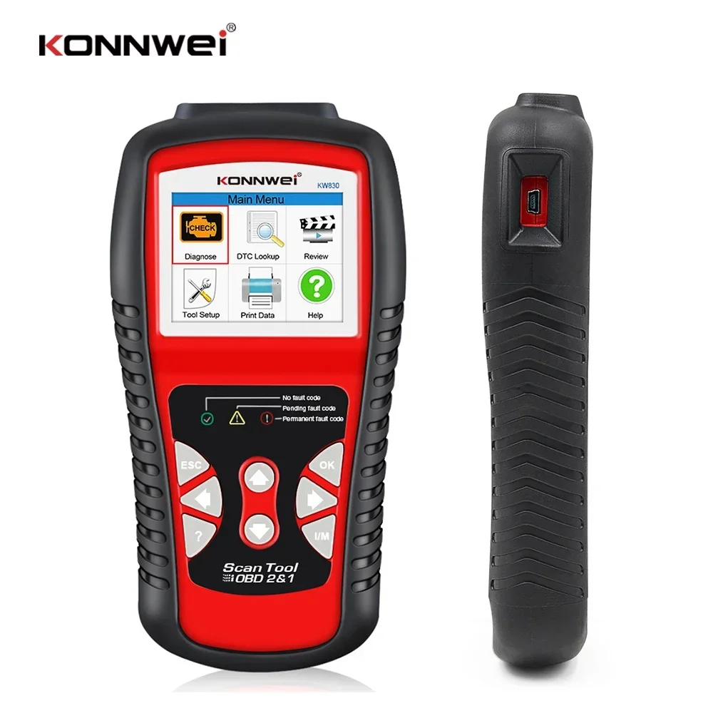 KONNWEI KW830 OBD 2 EOBD  Scanner Tool Auto Code Reader Odb2 Diagnostic Tool Car Scanner Tools Diagnostic Scanner  Car Tools