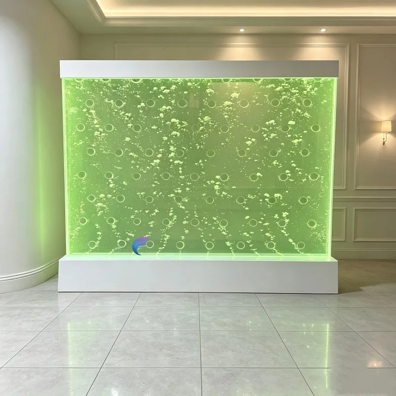 custom.Custom Freestanding Bubble Wall Remote Control Color Changing Screen Commercial & Home Indoor Decoration