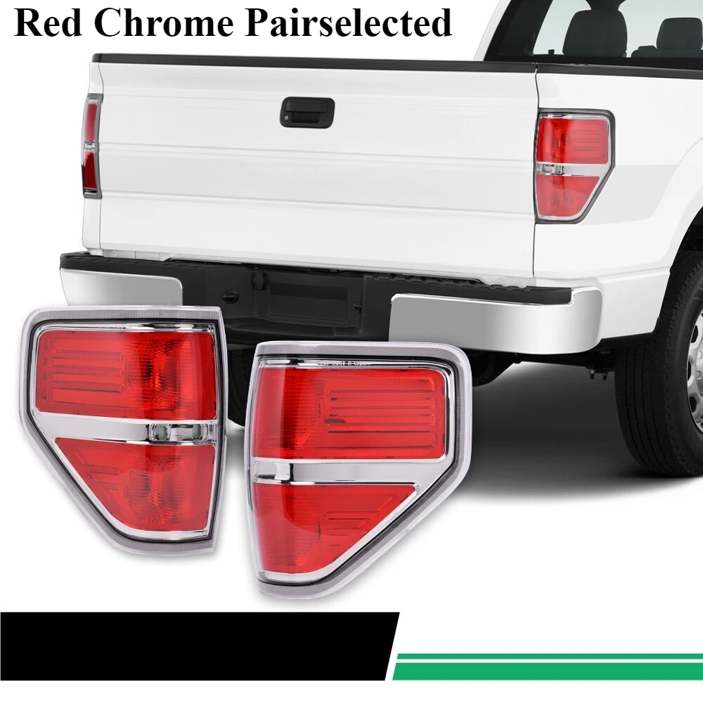 

Fit For 2009-2014 Ford F-150 Pickup Rear Tail Lights Brake Lamps Left & Right