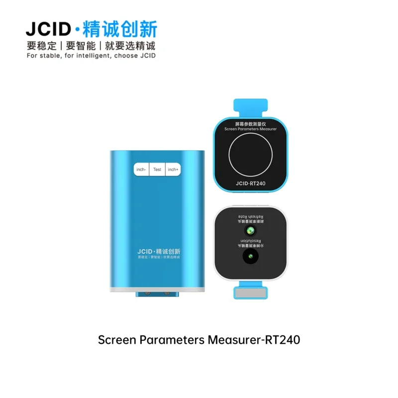 JCID RT240 Screen Parameter Measuring Instrument, Accurately Test Resolution Refresh Rate, Seconds Quick Screen Quality Check