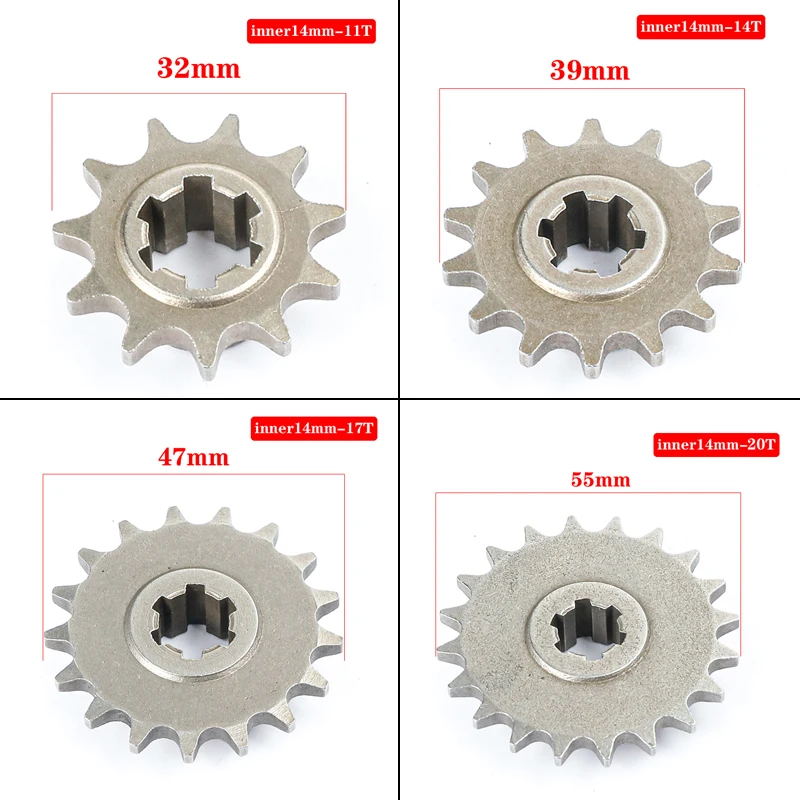 33cc 43cc 49cc T8F 11T 14T 17T 20T Clutch Drum Gear Box Sprocket With Chain for Go Kart Mini Moto Dirt Bike Scooter ATV buggy