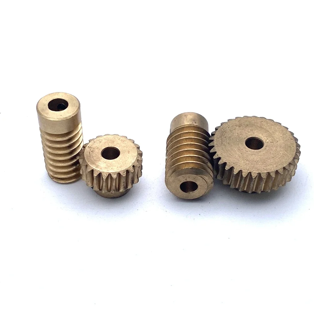 0.8M 20/30 Denti 1:20 1:30 Metallo Rame Worm Gear Ruota Riduttore Autobloccante Combinazione di Accessori