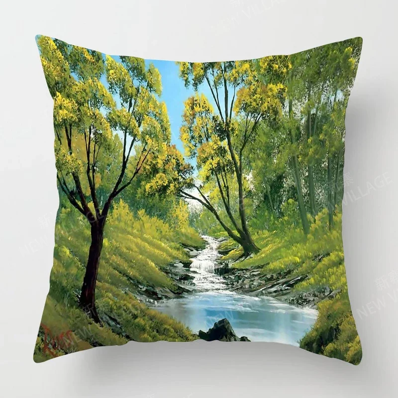 Домашние украшения для гостиной, наволочки, винтажная картина маслом, стиль, наволочка