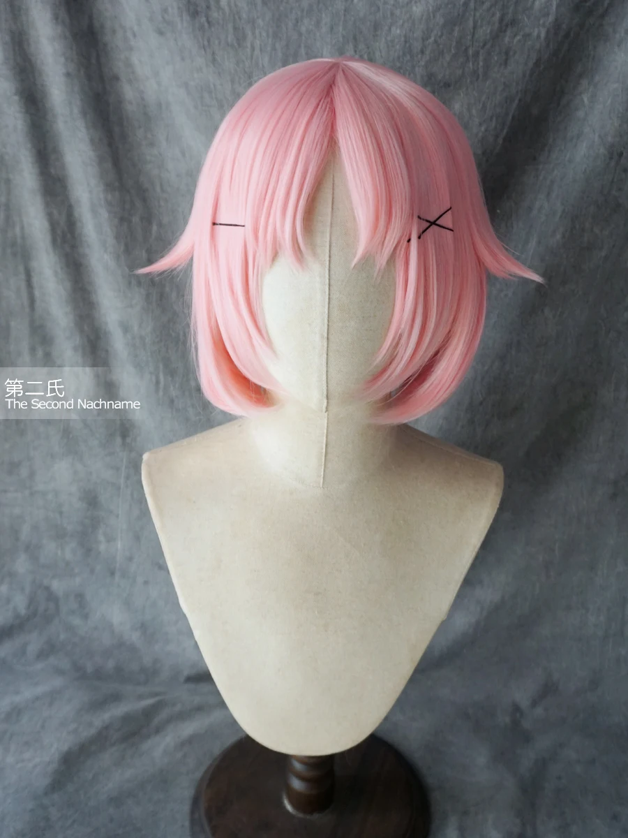 セカンドファミリー八谷雪学校島ピンクヘア高校生cosウィッグv084アニメキャラクターコスプレアクセサリー在庫あり