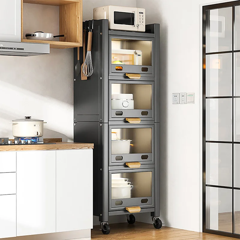 Multifunktionaler Topfschrank mit Türclip