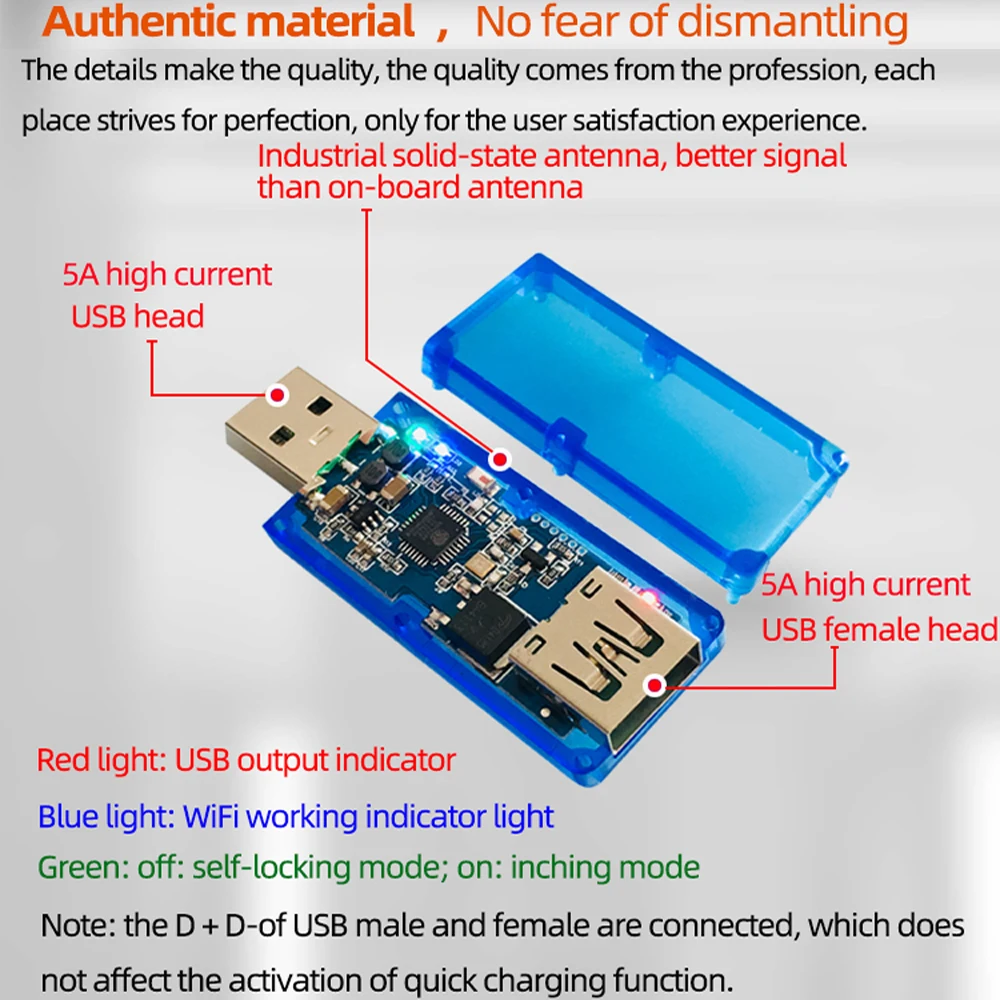 Sinilink WIFI-USB Mobile Phone Remote Controller 3.5-20V 5A 100W Mobile Phone APP Smart Home for Arduino with Indicator Light