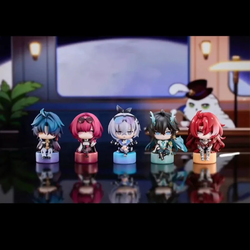 

Genuine Dan Heng Imbibitor Lunae Kafka Blade Silver Wolf Argenti Q Version Model Ornament Mihoyo Honkai Star Rail Cosplay Anime