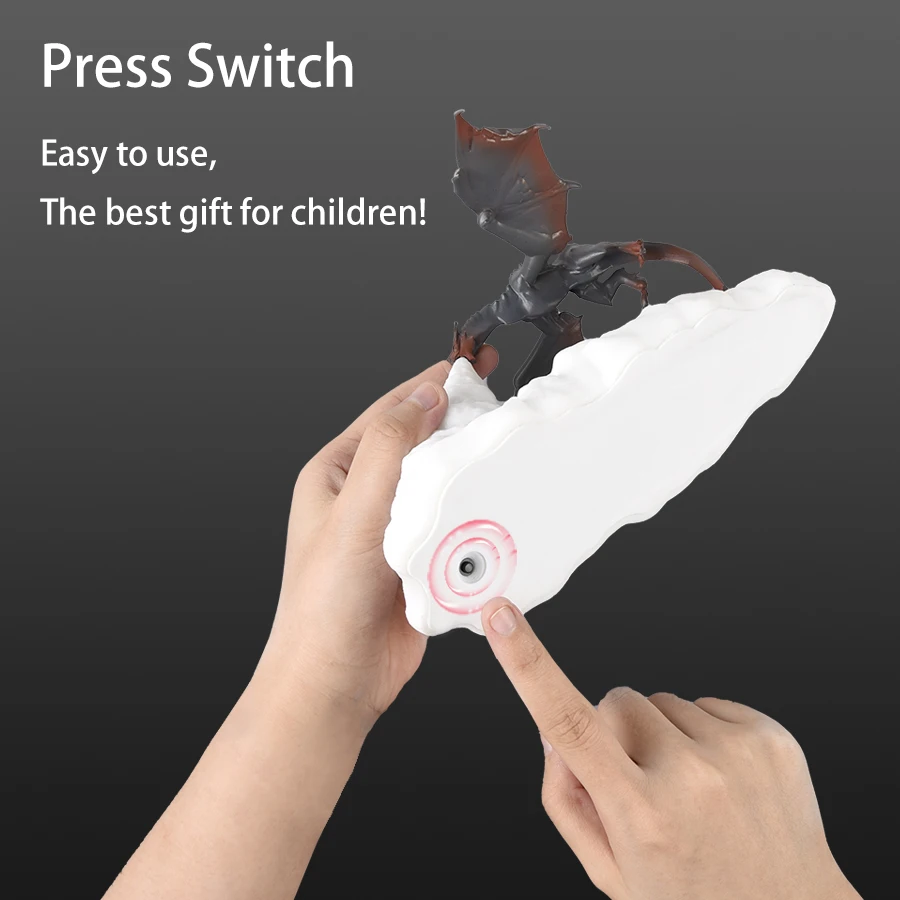 E5 3D Room Decor Print LED Fire Dragon Ice Dragon Lamps Home Desktop Rechargeable Lamp Best Gift For Children Family  Home Decor