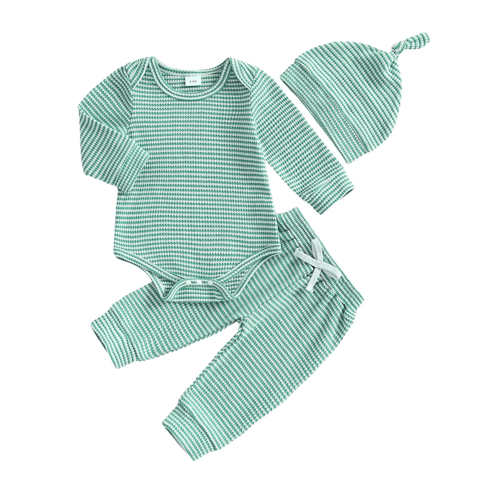 

Хлопковый комплект с длинными рукавами для мальчиков, удобный и дышащий боди для мальчиков, простой и повседневный комплект из двух предметов, летние наряды для мальчиков от 3 месяцев