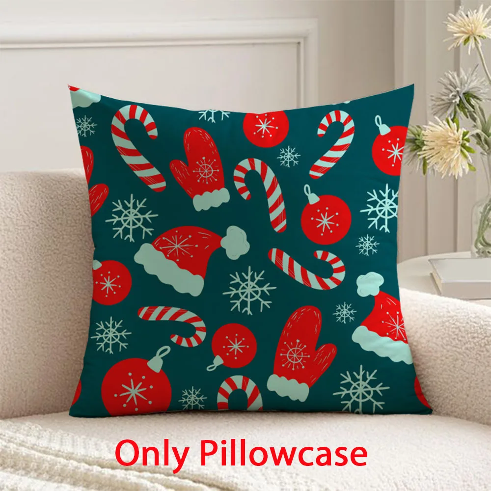 

Christmas Pillow cover new year decorative 45x45 cushions cover for pillow case winter decorative cushions