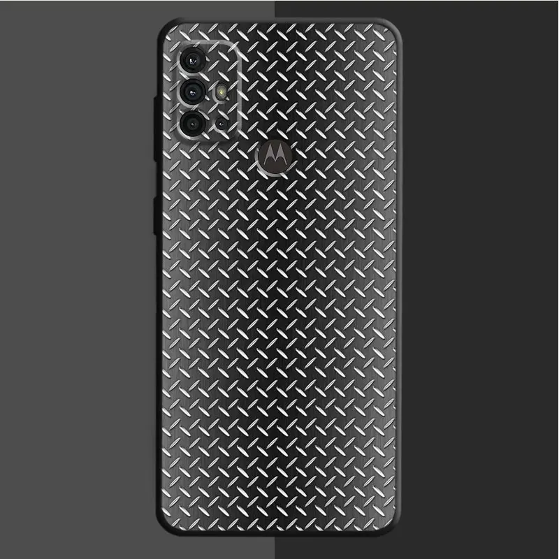 Phone Funda Metallic Texture Carbon Fiber For MOTO G30 G22 G60 Edge 20 Lite G9 Play One Fusion G60s G9 Plus G200 5G G31