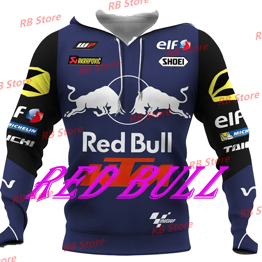 2024-25 New Arrival Hooide Navy Blue LC4·KTM Sweater T-Shirt Adults Long Sleeve MotoREX  Austrian Off-Road MotoGP MXGP