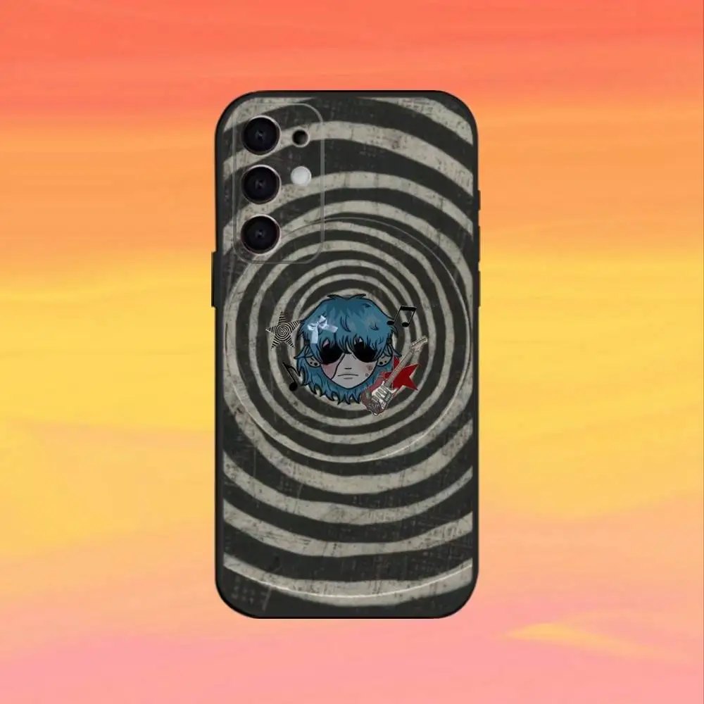 Funda de teléfono Cartoon S-Sally F-Face para Samsung S25,S24,S23,S22,S21,S20,Ultra,Plus,FE, funda suave negra