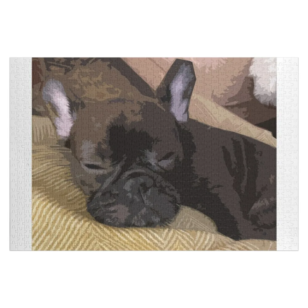 French Bulldog 2 Jigsaw Puzzle Personalized Child Gift Customizeds For Kids Anime Custom Jigsaw Puzzle