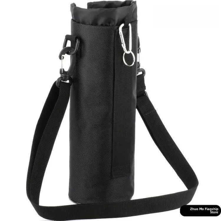 Thick Oxford Cloth Tea Cup Bag Insulated Water Bottle Protector Outdoor Crossbody Stainless Steel Tea Pot Bag Shockproof