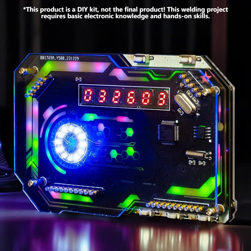 DIY นาฬิกาตั้งโต๊ะชุดนาฬิกาดิจ - Diy Electronics Table บทวิจารณ์และราคา