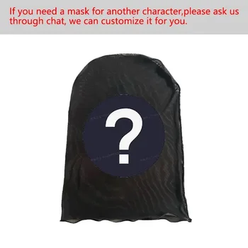 Neue 3D-gedruckte individuelle Maske, elastisches Netz, Vollgesichtsmaske für Unisex, Cos-Kopfbedeckung, HipHop-Mode, Sturmhaube, Kapuze, Hut, Kopfbedeckung