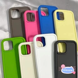 For IQOO Z7 Z7X Z6 Z5 Z3 Vivo Y53S Y72 5G Neo 8 7 6 5 3 Phone Case Business Matte Silicone Cover