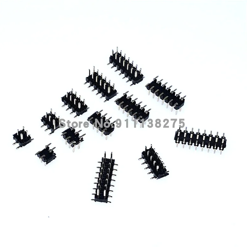 10PCS 2.0mm Pitch SMD SMT Double row Male PIN Header 2*2/3/4/5/6/7/8/10/12/20/40 PIN Strip Connector