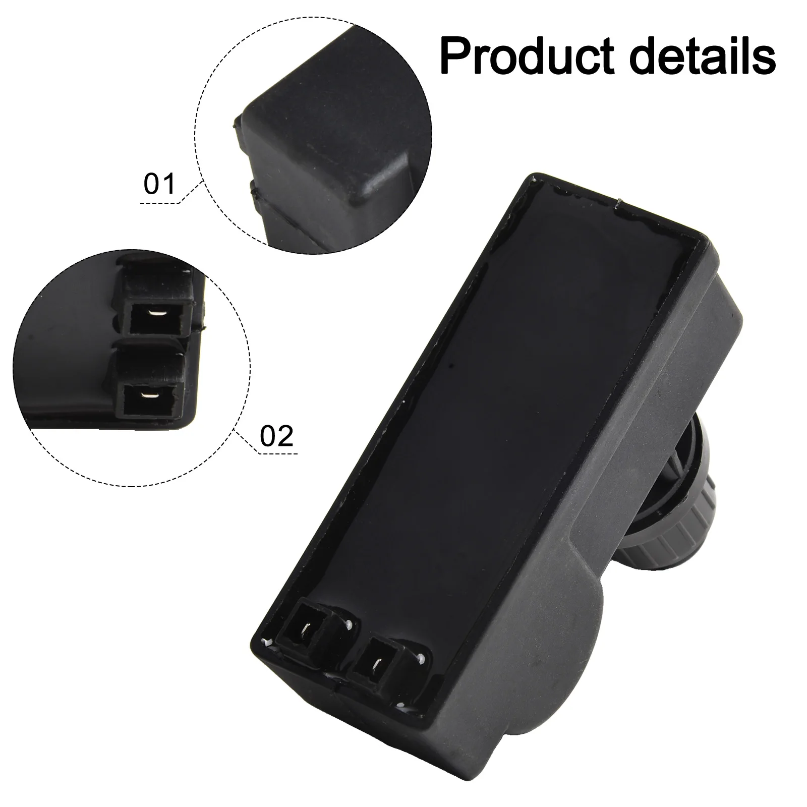 As Shown for pulse Ignition Switch Outdoor Patio Heater Replacement Igniter Push Button Igniter for versatile Compatibility