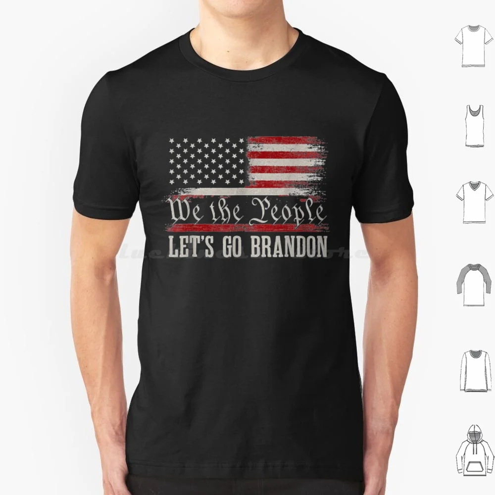 We The People Are Pissed Off Let'S Go Brandon T Shirt Men Women Kids 6Xl Brandon Let People Flag Vintage Biden Liberal Anti