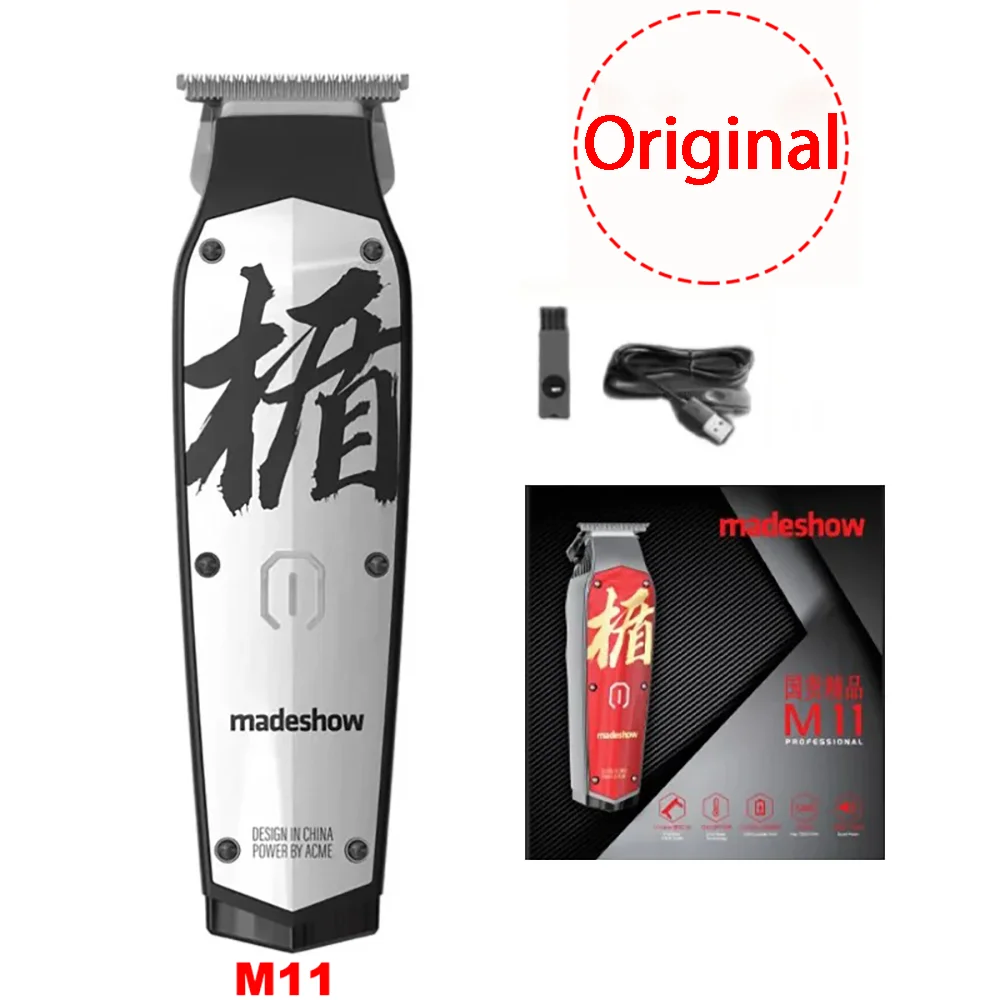 Madeshow M10 M11 Haarsnijder Heren Professionele Olie Hoofd Tondeuse Titanium Plated Keramisch Mes 7000 Rpm Kapsalon Trimmer